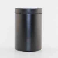 1000ml Black HDPE Jar (72 Pack)
