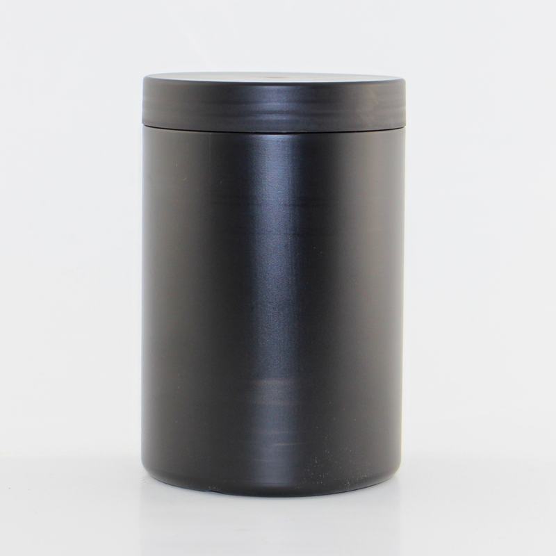 1000ml Black HDPE Jar (72 Pack)