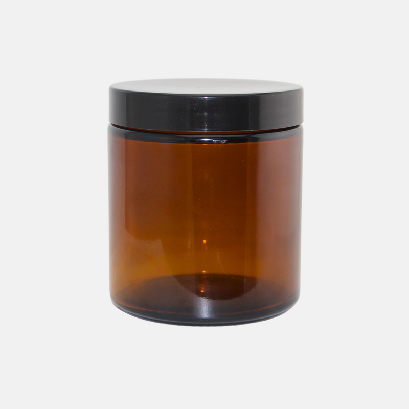 400ml Amber Glass Jar Set (16 Pack)