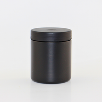 200ml Black HDPE Jar (400 Pack)