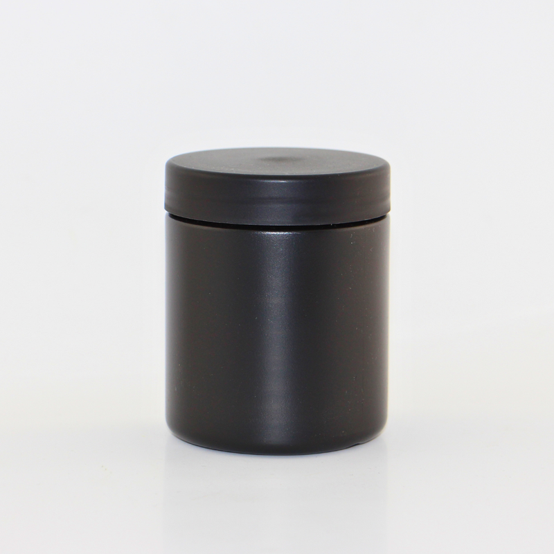 200ml Black HDPE Jar (400 Pack)