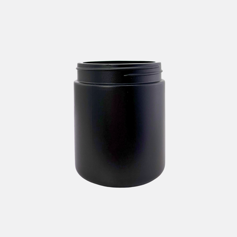 200ml Black HDPE Jar (400 Pack)