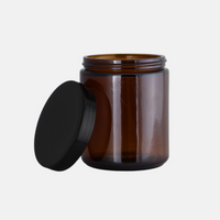 200ml Amber Glass Jar Set (25 Pack)