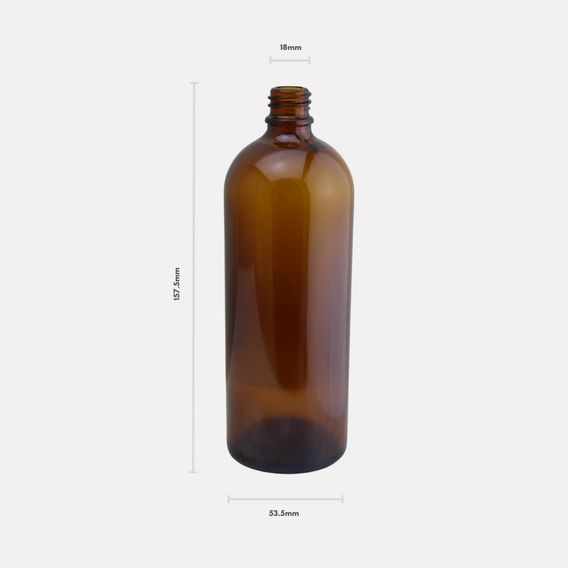 200ml Amber Glass Bottle