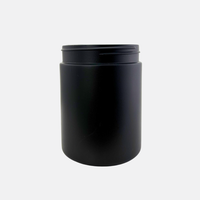 300ml Black HDPE Jar (252 Pack)