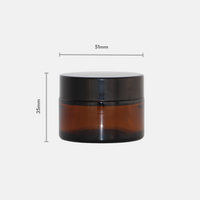 30ml Amber Glass Jar Set (48 Pack)