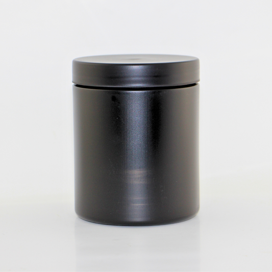 600ml Black HDPE Jar (144 Pack)