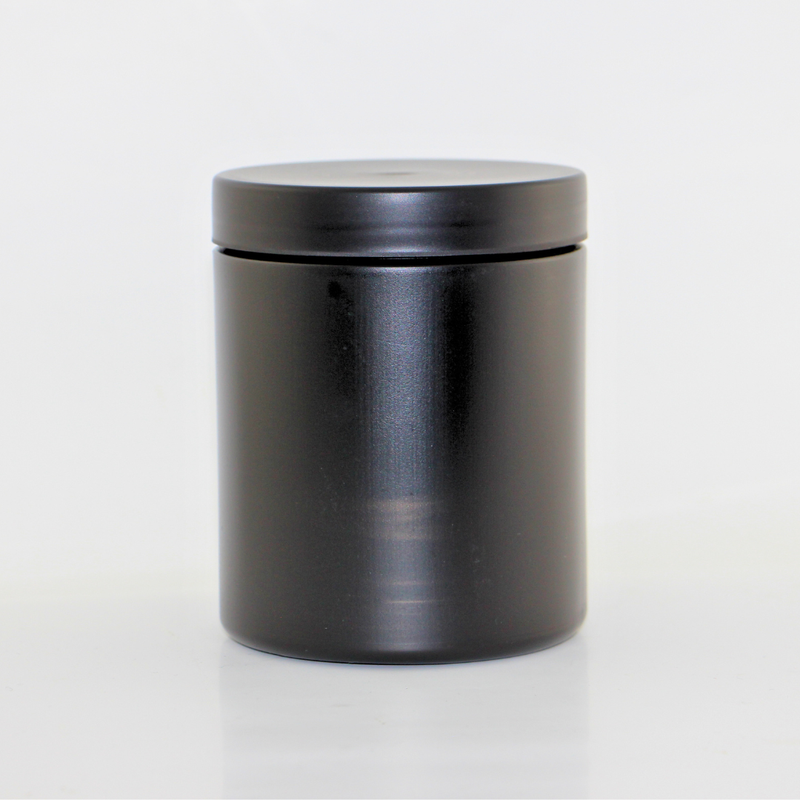 600ml Black HDPE Jar (144 Pack)