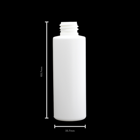 70ml Square Shoulder White PP Bottle (50 Pack)