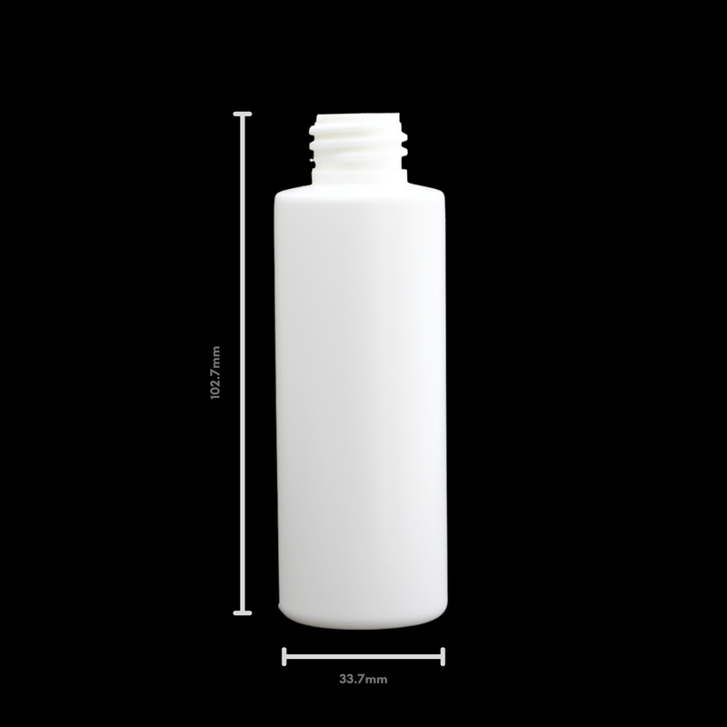 70ml Square Shoulder White PP Bottle (50 Pack)