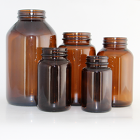750ml Amber Glass Jar Set (30 Pack)