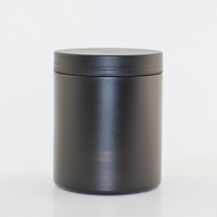 800ml Black HDPE Jar (96 Pack)