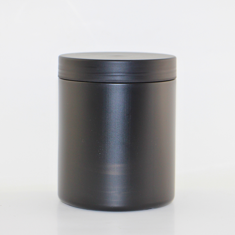 800ml Black HDPE Jar (96 Pack)