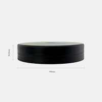 89mm PP Cap Matte Black (Pack of 144)