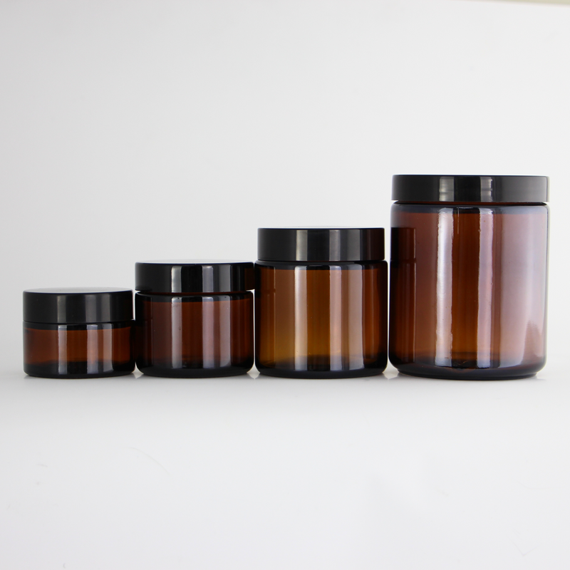 30ml Amber Glass Jar Set (48 Pack)