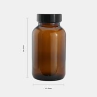 250ml Amber Glass Jar Set (28 Pack)