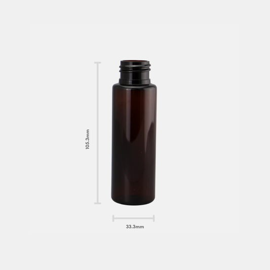 70ml Square Shoulder Amber rPET Bottle
