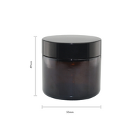 50ml Amber Glass Jar Set (40 Pack)