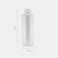 70ml Square Shoulder Clear PET Bottle (50 Pack)