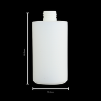 450ml Square Shoulder HDPE Bottle (50 Pack)