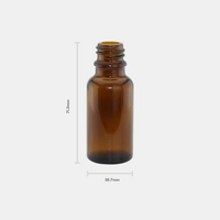 20ml Amber Glass Bottle