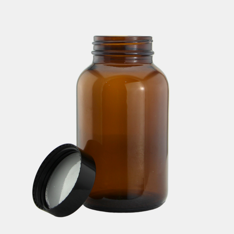 250ml Amber Glass Jar Set (36 Pack)