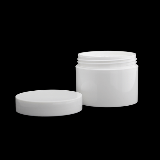 50ml Double Wall White PP Jar Set (50 Pack)
