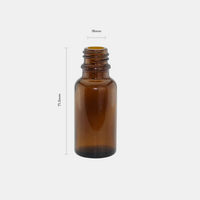 20ml Amber Glass Bottle