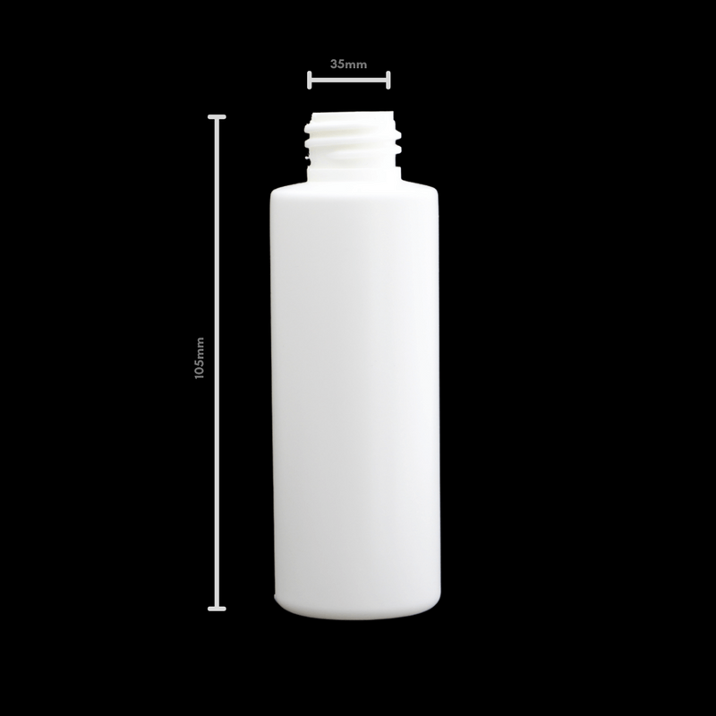 70ml Square Shoulder White PP Bottle (50 Pack)