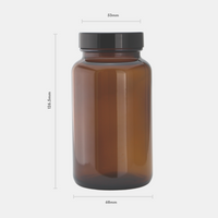 300ml Amber Glass Jar Set (30 Pack)