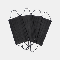 Black Disposable Face Mask (50 Pack)